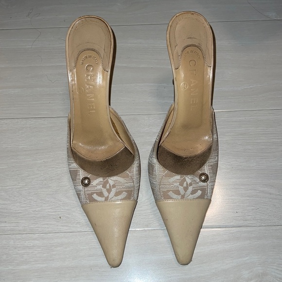 Chanel Vintage Mules | Size 38.5